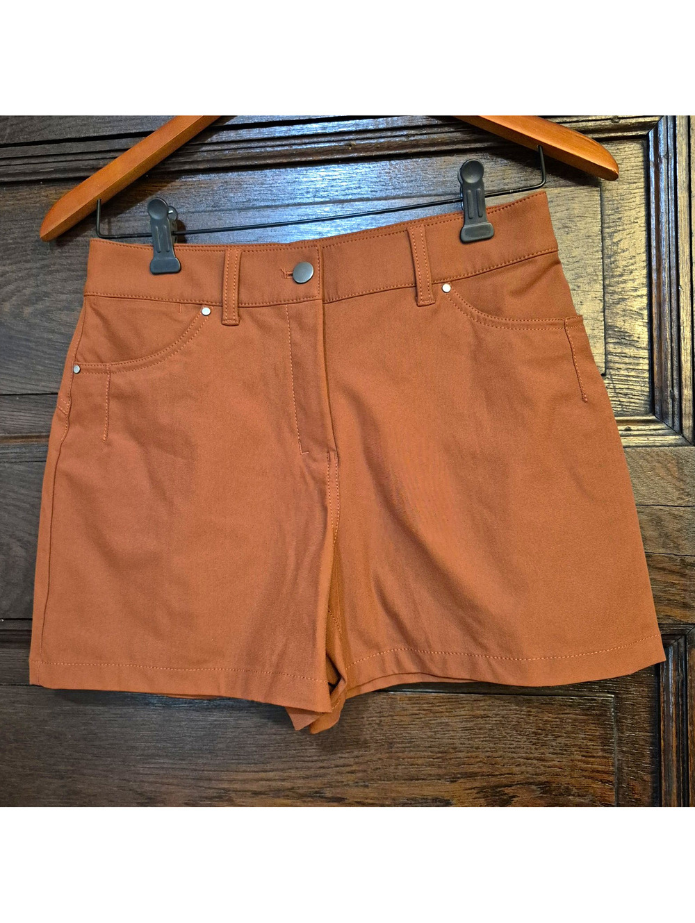 lululemon Women's Brown Chino Shorts Twill 5-Pocket Size 27